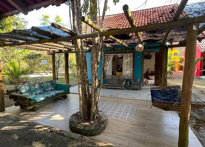Chale Paraiso Corumbau - Chales Uvas Azul